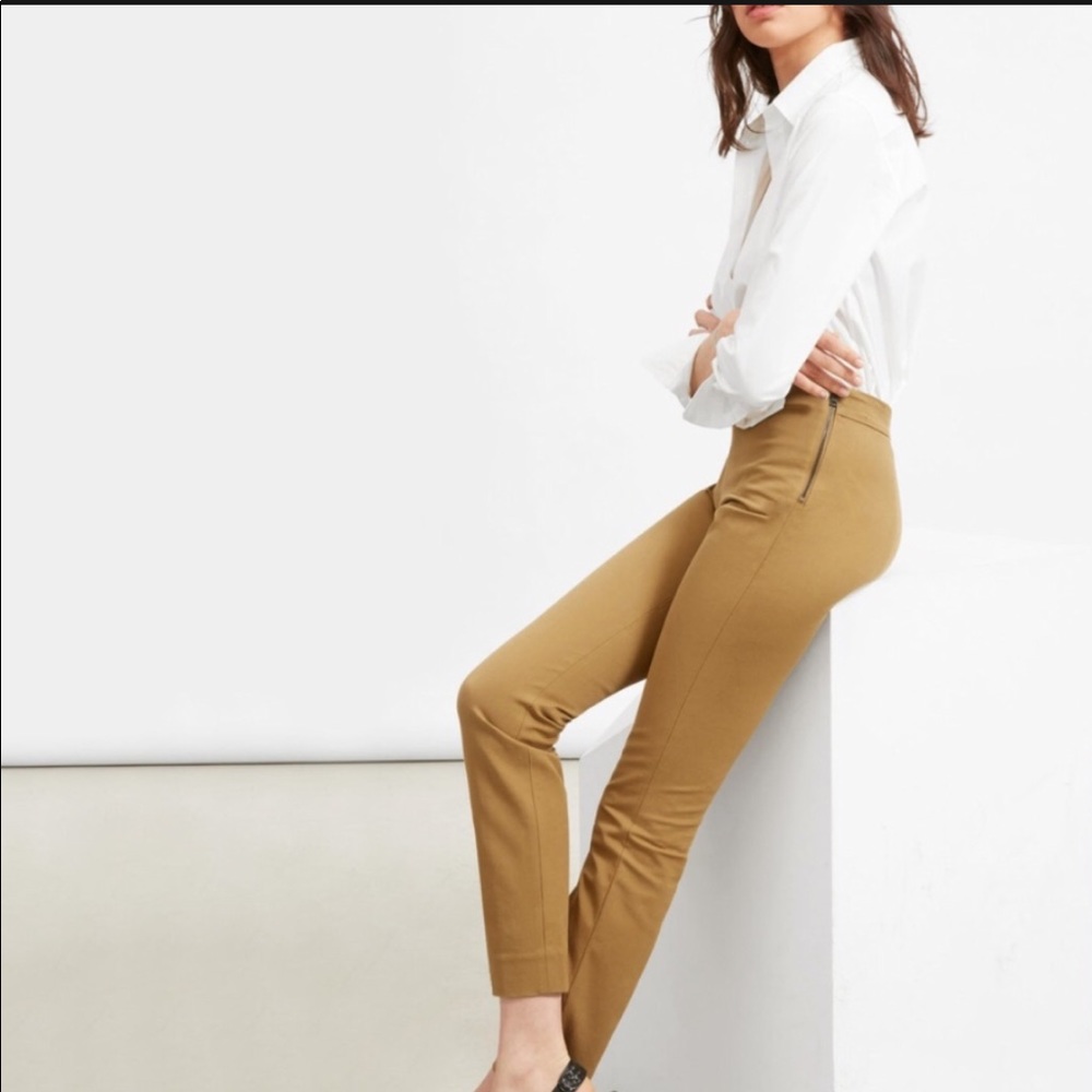 EVERLANE Side Zip Ankle Work Pant, size 4